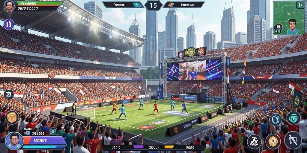 Mode multiplayer yang memungkinkan bermain dengan teman.