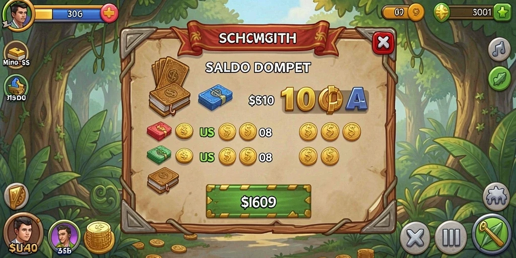 Sistem reward menarik yang membuat pemain semakin betah.