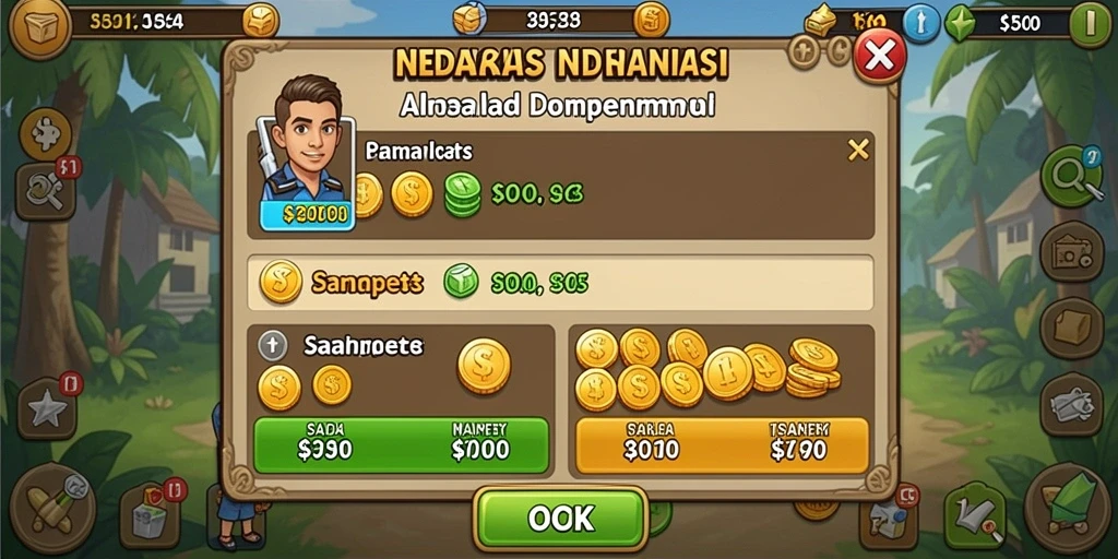 Sistem reward yang membantu pemain meraih kesuksesan.