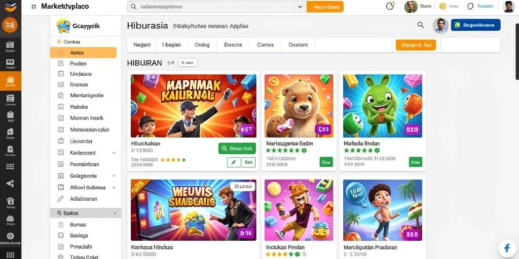 Kompetisi seru dengan pemain lain.