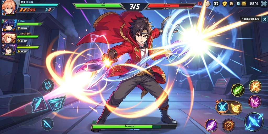 Screenshoot dari mode permainan yang seru dan mengasyikkan.