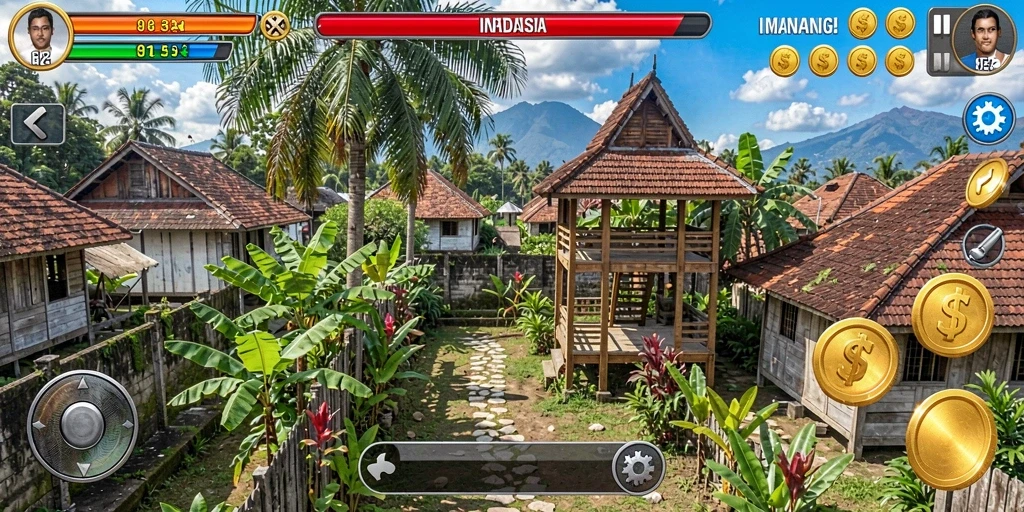 Grafis yang memukau dan audio yang menghibur.